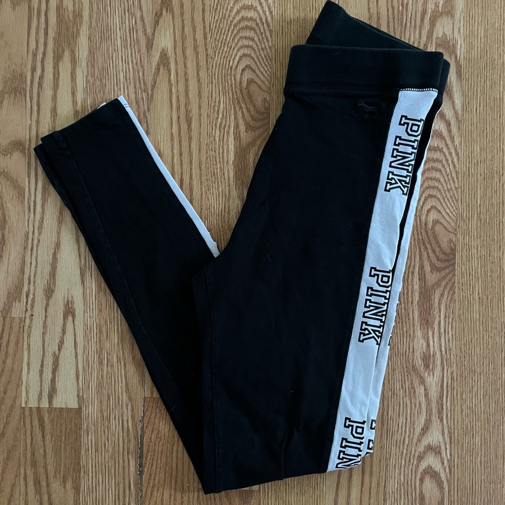 PINK Victoria's Secret Black Leggings